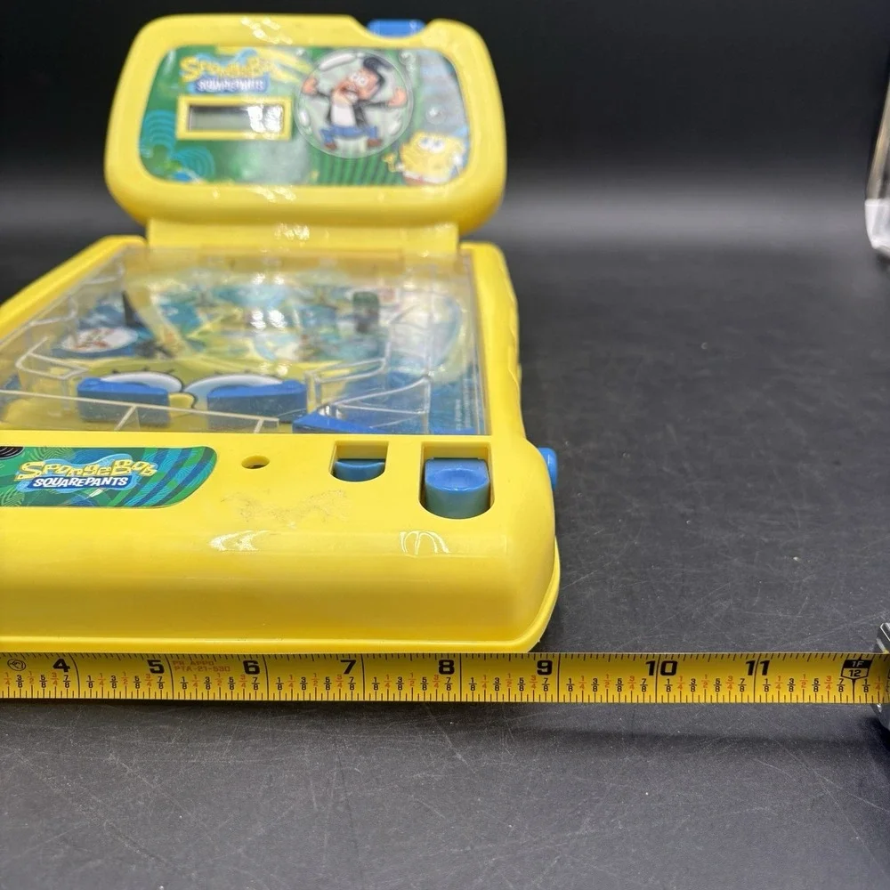 Vtg 2004 SpongeBob SquarePants Pinball Alley Tabletop Game Works